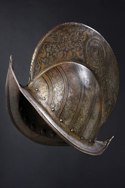Morione da parata, ferro, Francia, Fine XVI Secolo