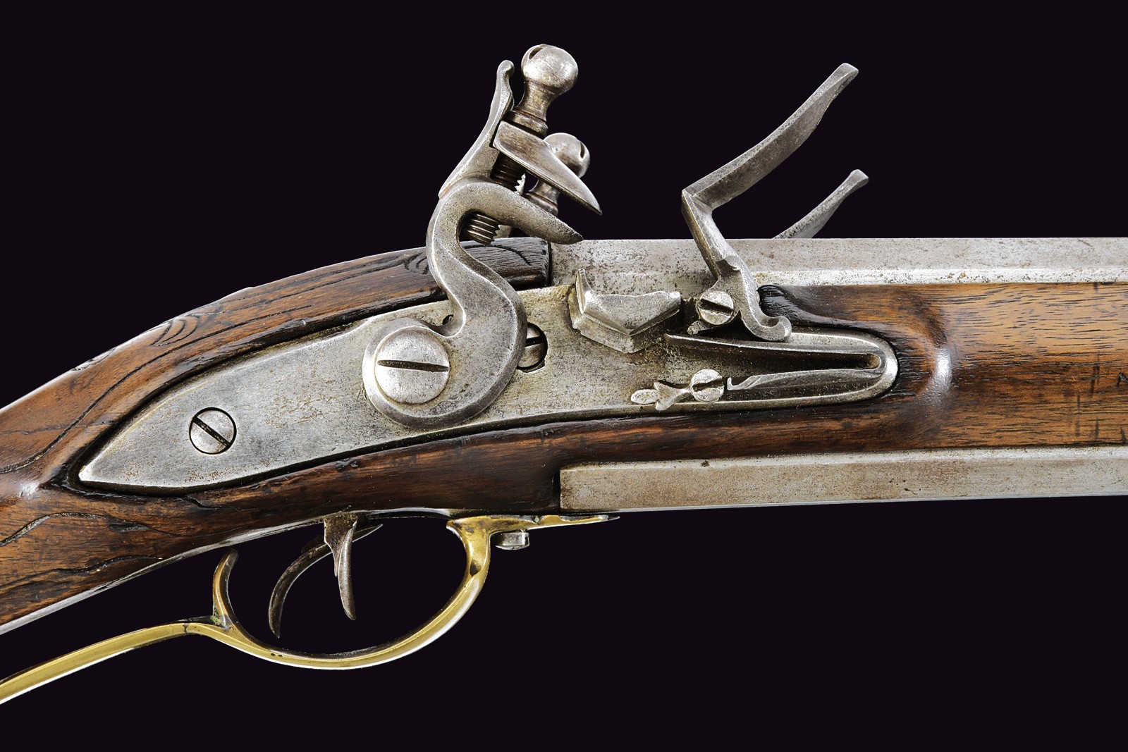 Franz Gröger, Doppelstutzen Mod. 1768 a pietra focaia, cal. 14,5 e 15 mm