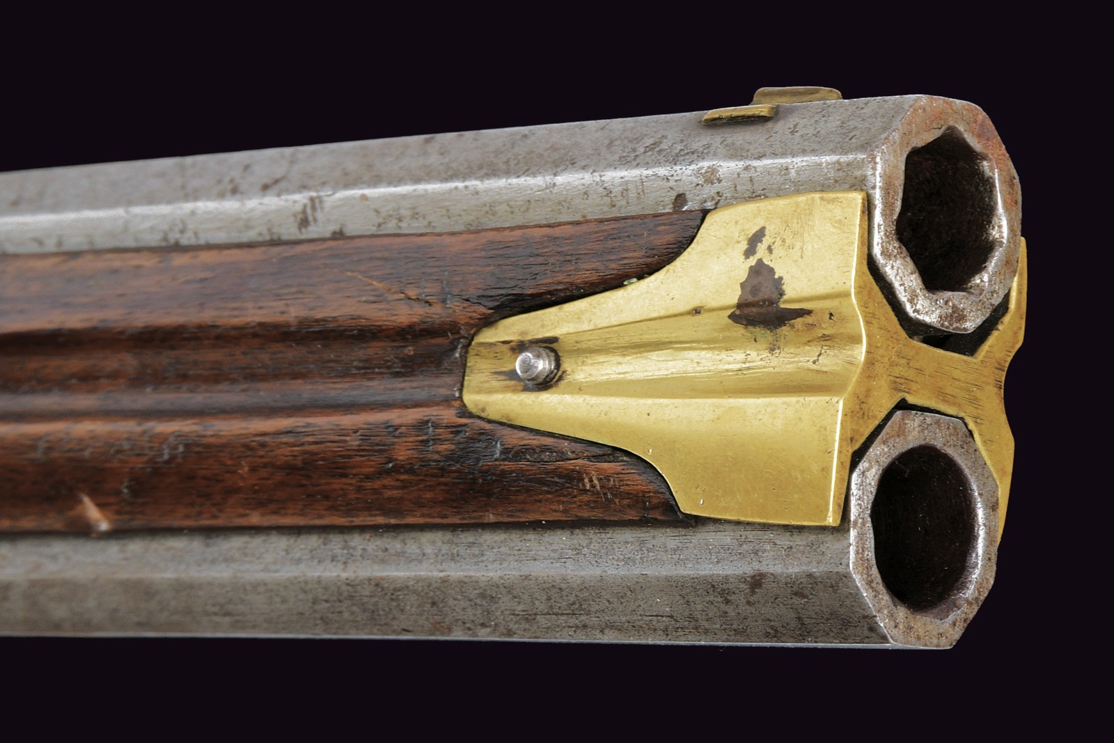 Franz Gröger, Doppelstutzen Mod. 1768 a pietra focaia, cal. 14,5 e 15 mm