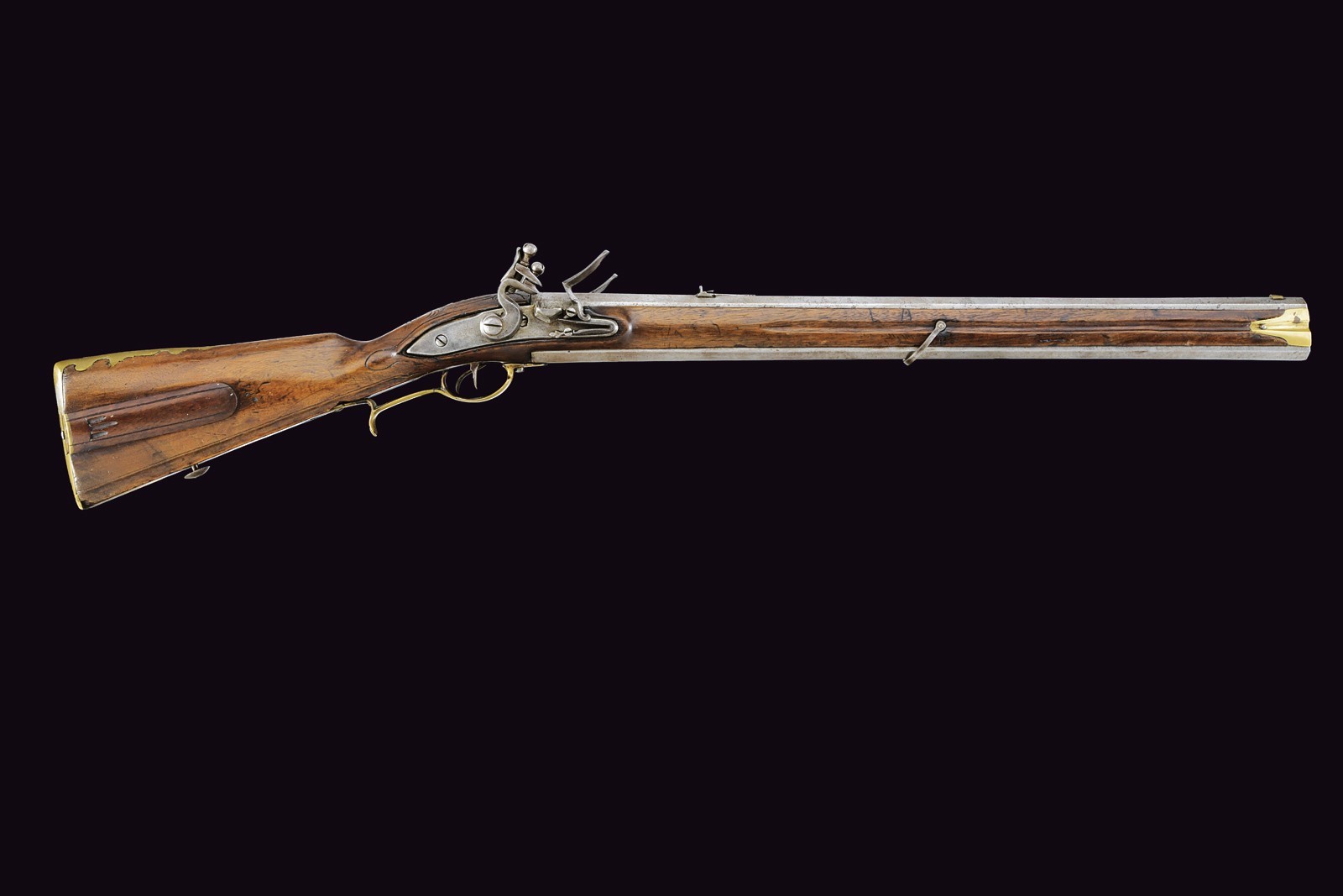 Franz Gröger, Doppelstutzen Mod. 1768 a pietra focaia, cal. 14,5 e 15 mm