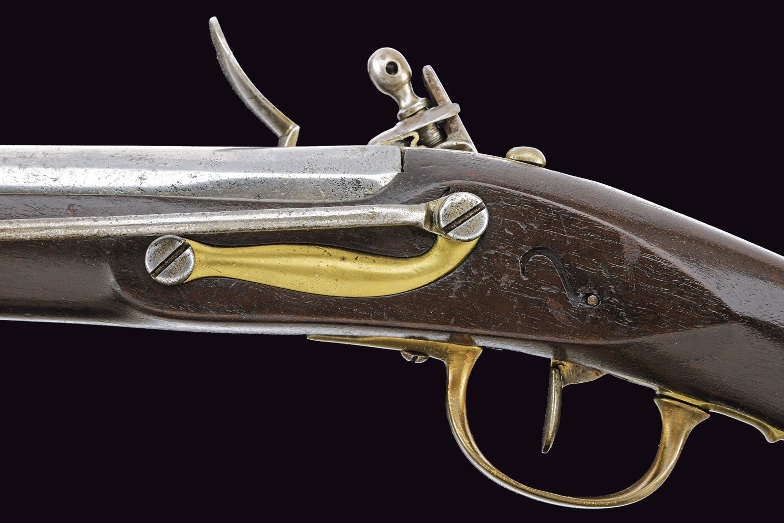 Moschettone da gendarmeria, Mod. AN IX, Francia, lunghezza 114.5 cm, datazione circa 1800