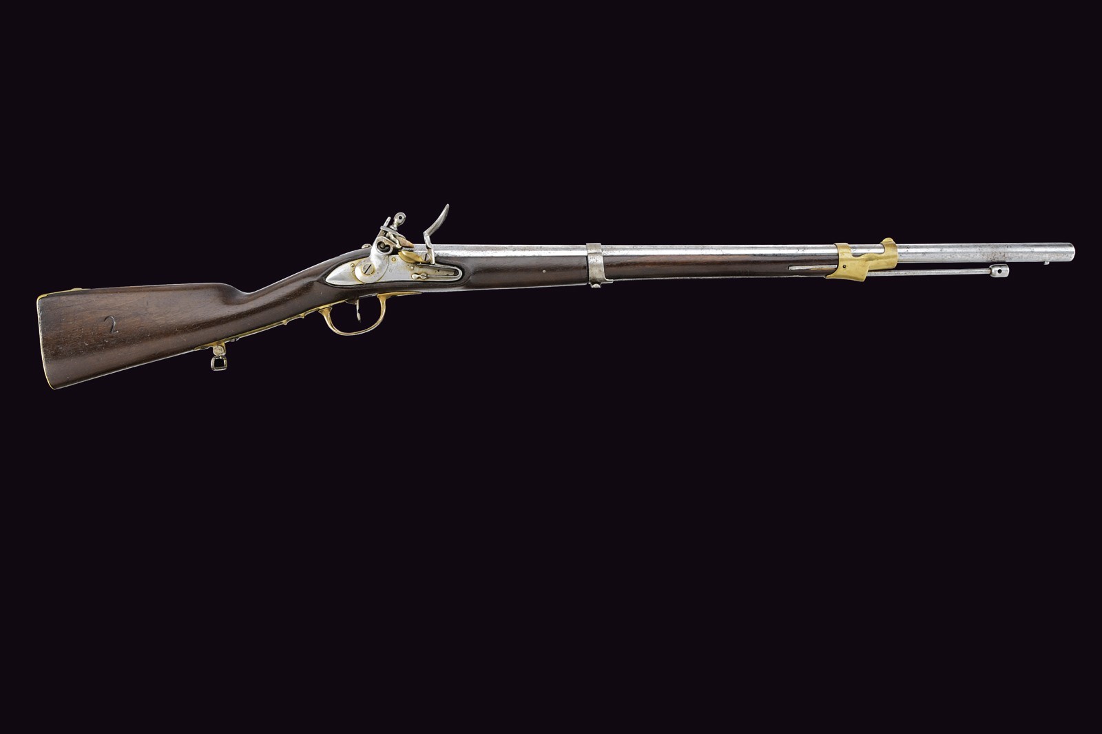 Moschettone da gendarmeria, Mod. AN IX, Francia, lunghezza 114.5 cm, datazione circa 1800