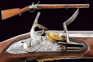 A rare flintlock rifle
