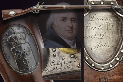 Fucile di ricompensa donato da Luigi XVIII, Parigi, 1817