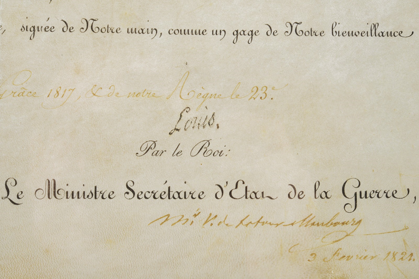 Fucile di ricompensa donato da Luigi XVIII, Parigi, 1817