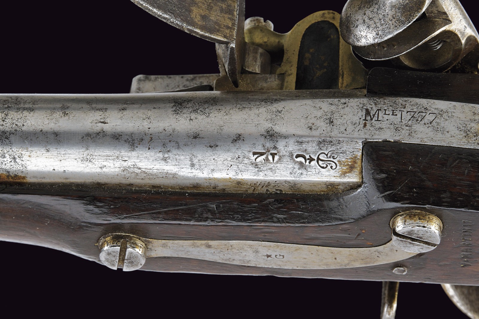 Fucile a pietra focaia Mod. 1777, St. Etienne, lunghezza 151 cm