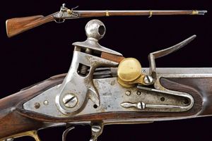 An infantry flintlock gun