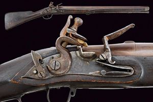A  flintlock wall-gun
