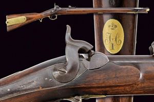 A rare 1843 model Finnish chasseur's percussion carbine