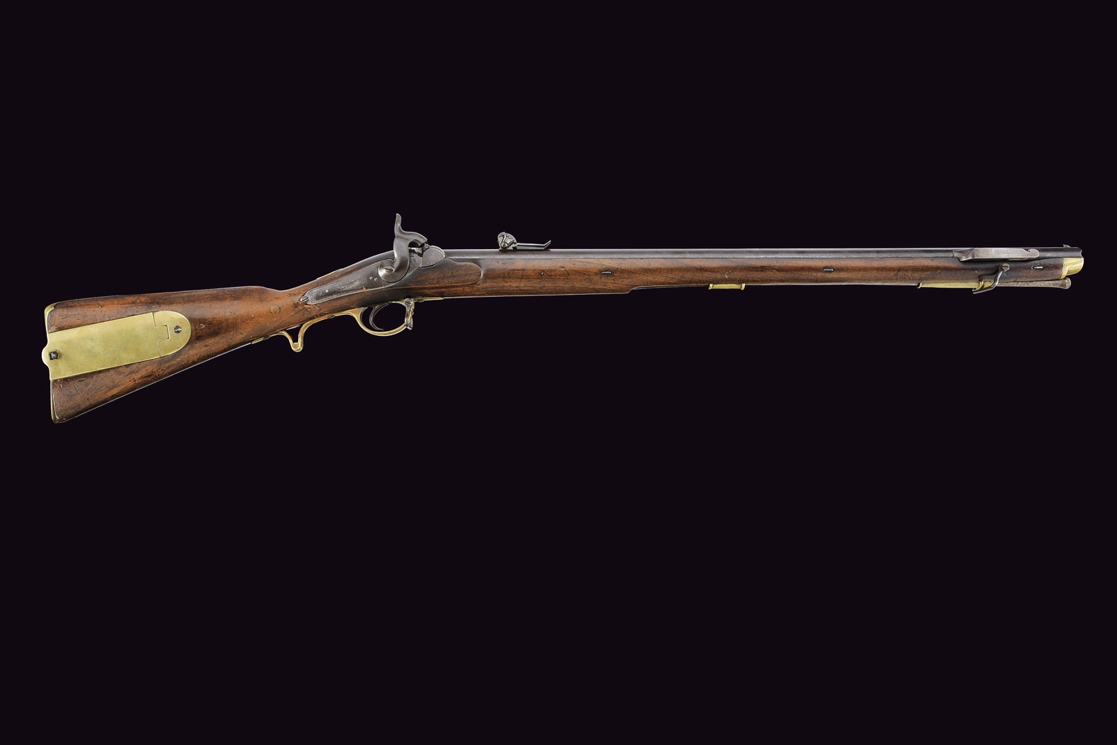 Rara carabina russa Mod. 1843, calibro 17 mm, tecnica russa imperiale