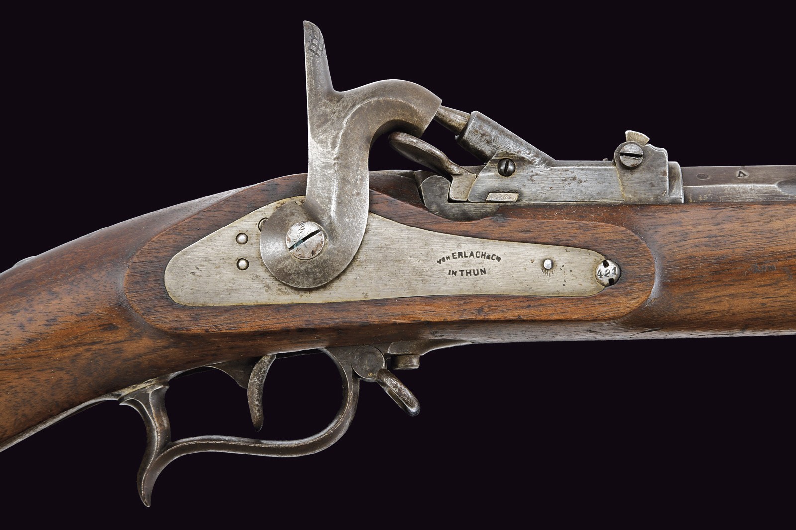 Fucile Milbank-Amsler a retrocarica Mod. 1863/67, Svizzera