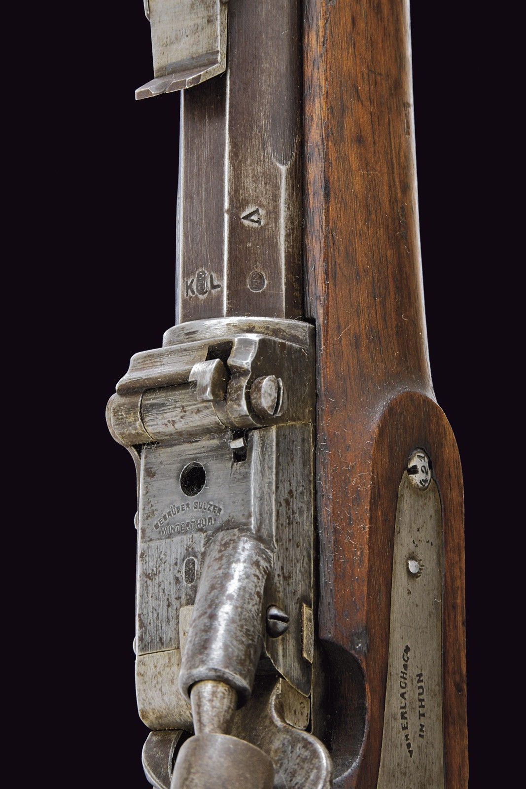 Fucile Milbank-Amsler a retrocarica Mod. 1863/67, Svizzera