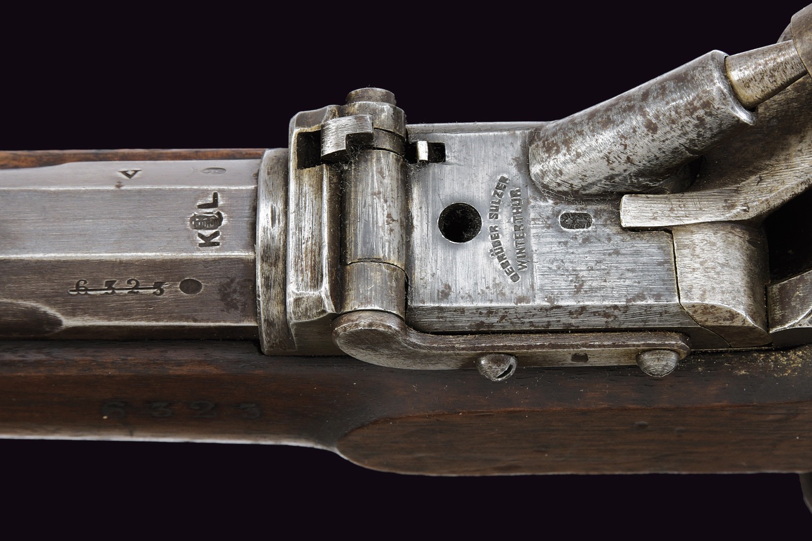Fucile Milbank-Amsler a retrocarica Mod. 1863/67, Svizzera