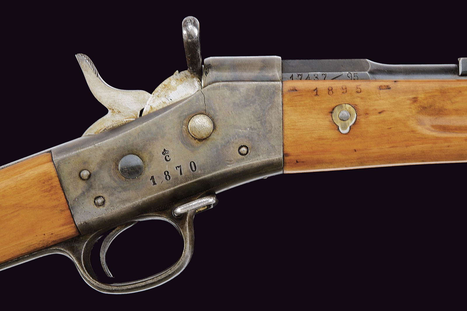 Fucile Carl Gustav Mod. 1867/89, rolling block, cal. 8 mm, Svezia
