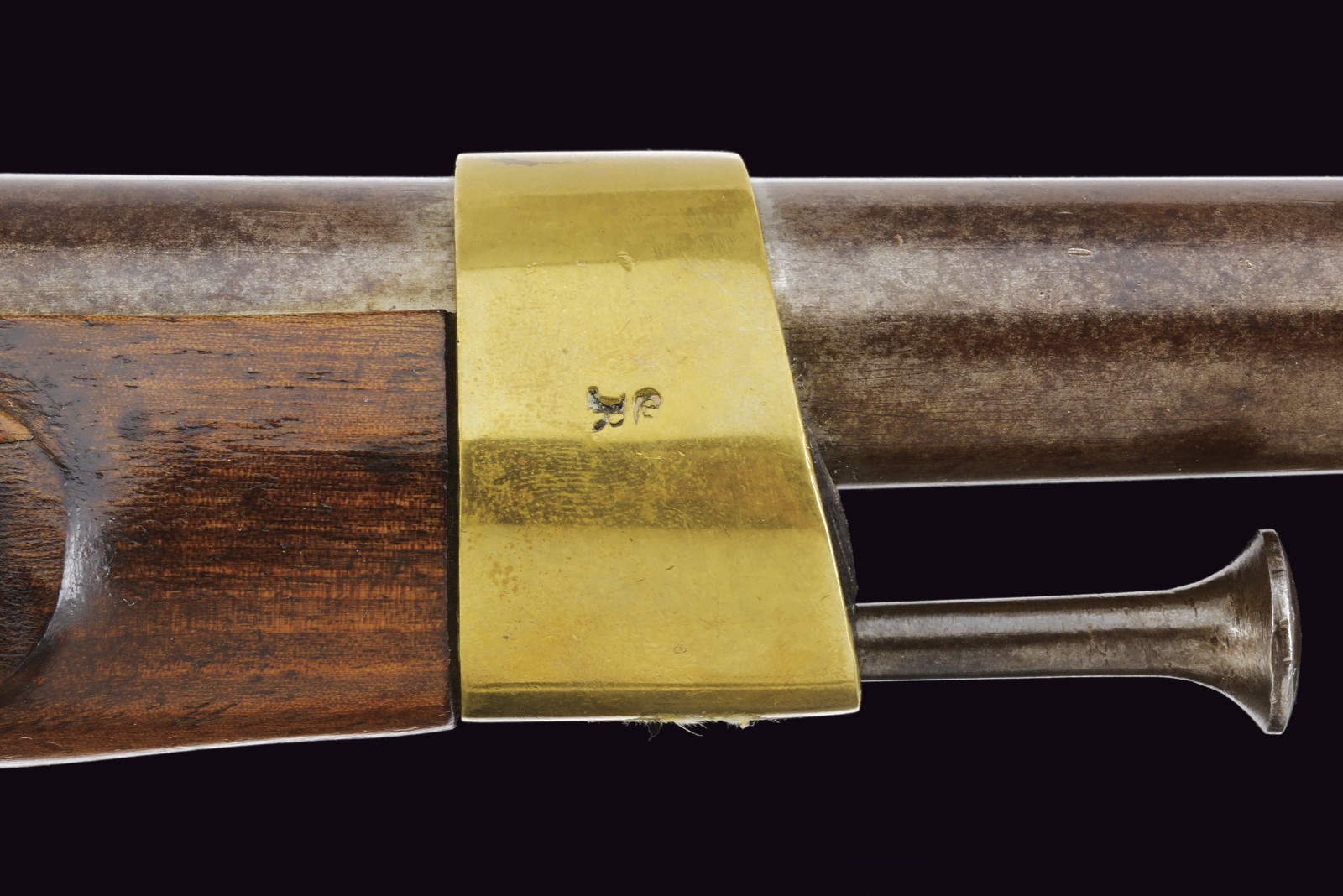 Pistola Mod. AN IX modificata AN XIII, St. Etienne, lunghezza 35.5 cm, primo quarto del XIX secol...