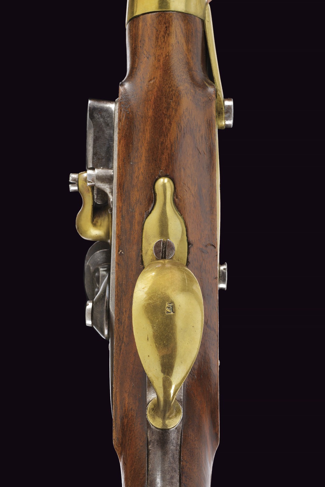 Pistola Mod. AN IX modificata AN XIII, St. Etienne, lunghezza 35.5 cm, primo quarto del XIX secol...