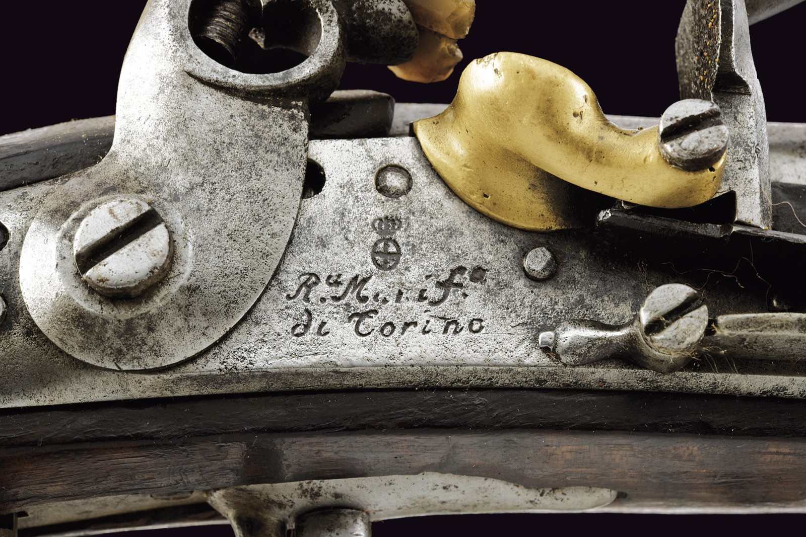 Pistola a pietra, modello 1814, Torino