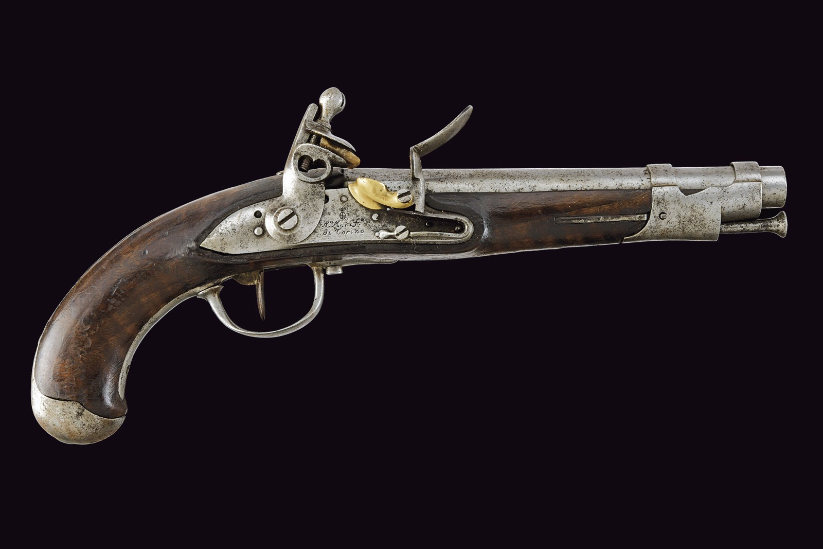 Pistola a pietra, modello 1814, Torino