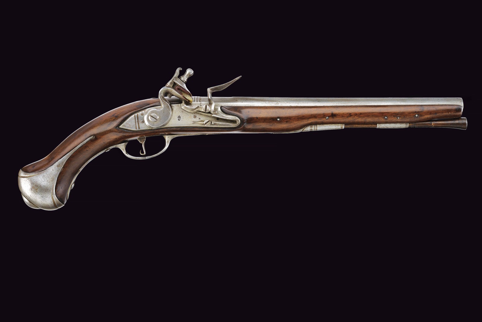 Pistola a pietra focaia da Dragone, modello 1726/53, Regno di Sardegna