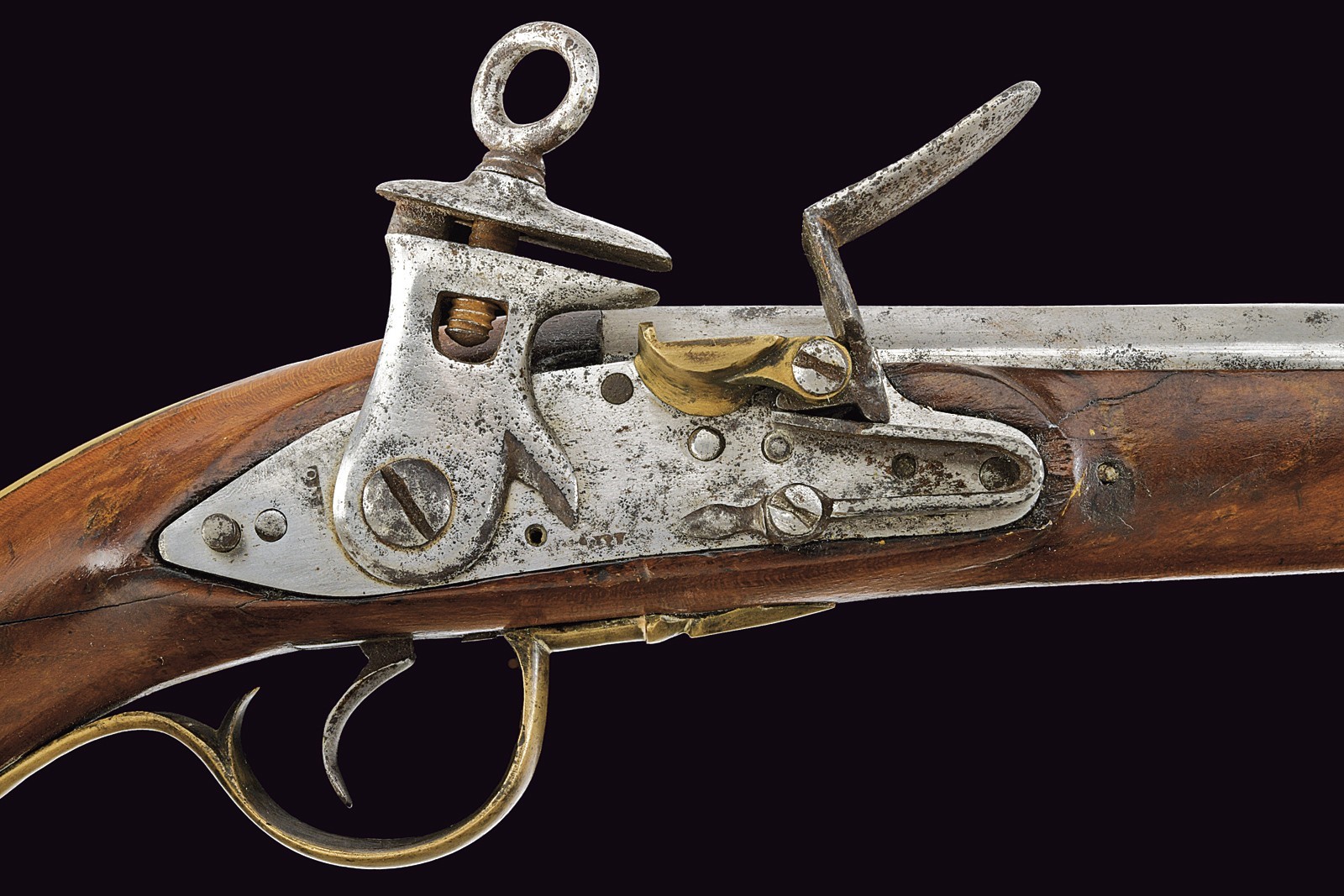 Pistola a pietra focaia, Spagna, 1800 circa