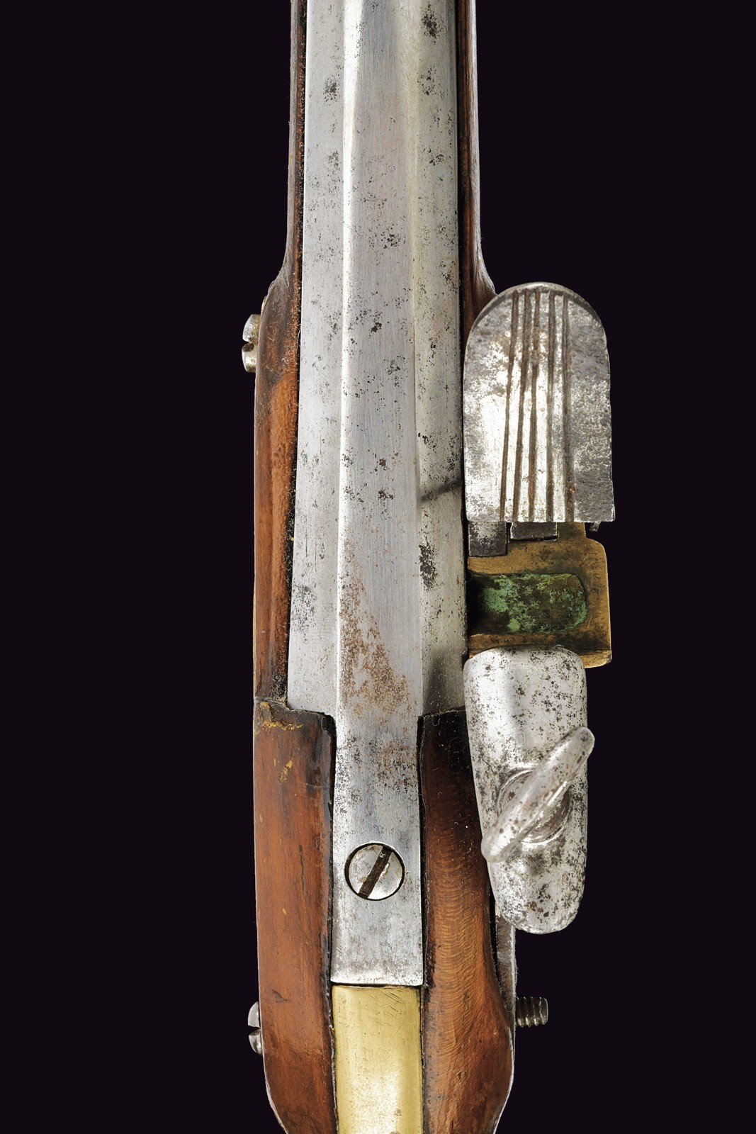 Pistola a pietra focaia, Spagna, 1800 circa