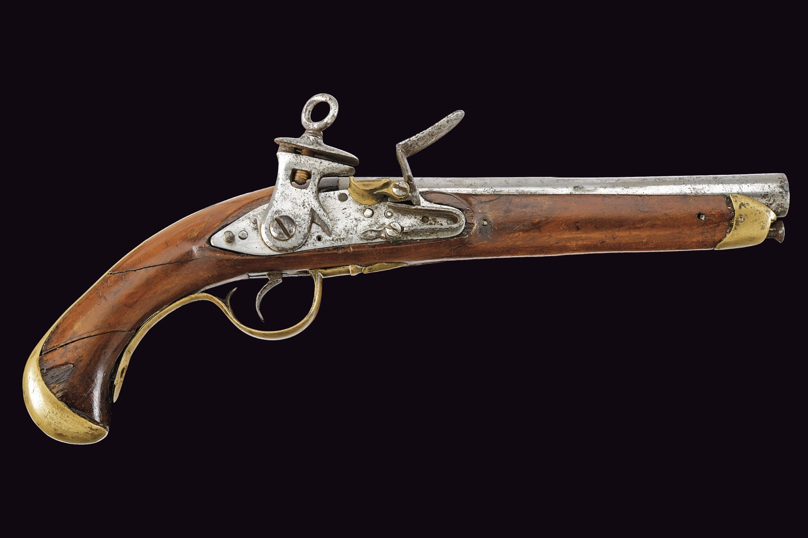 Pistola a pietra focaia, Spagna, 1800 circa