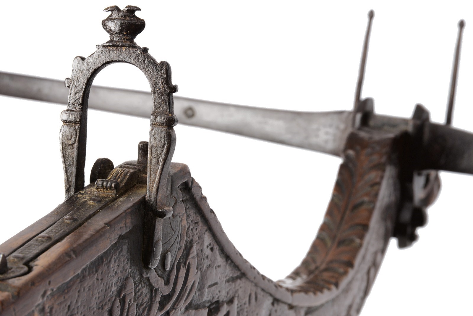 Balestra a pallottole, legno e ferro, Toscana, XVI/XVII secolo