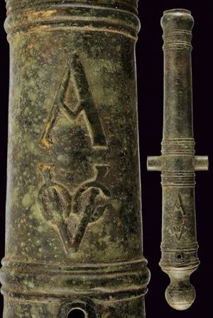 A cannon of the V.O.C.