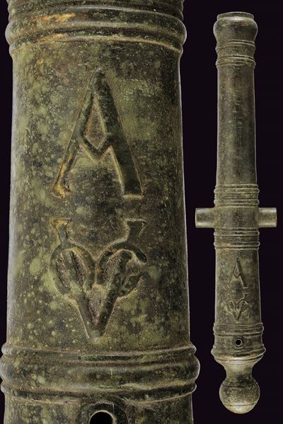 Canone del V.O.C., bronzo, Olanda, XVII/XVIII secolo