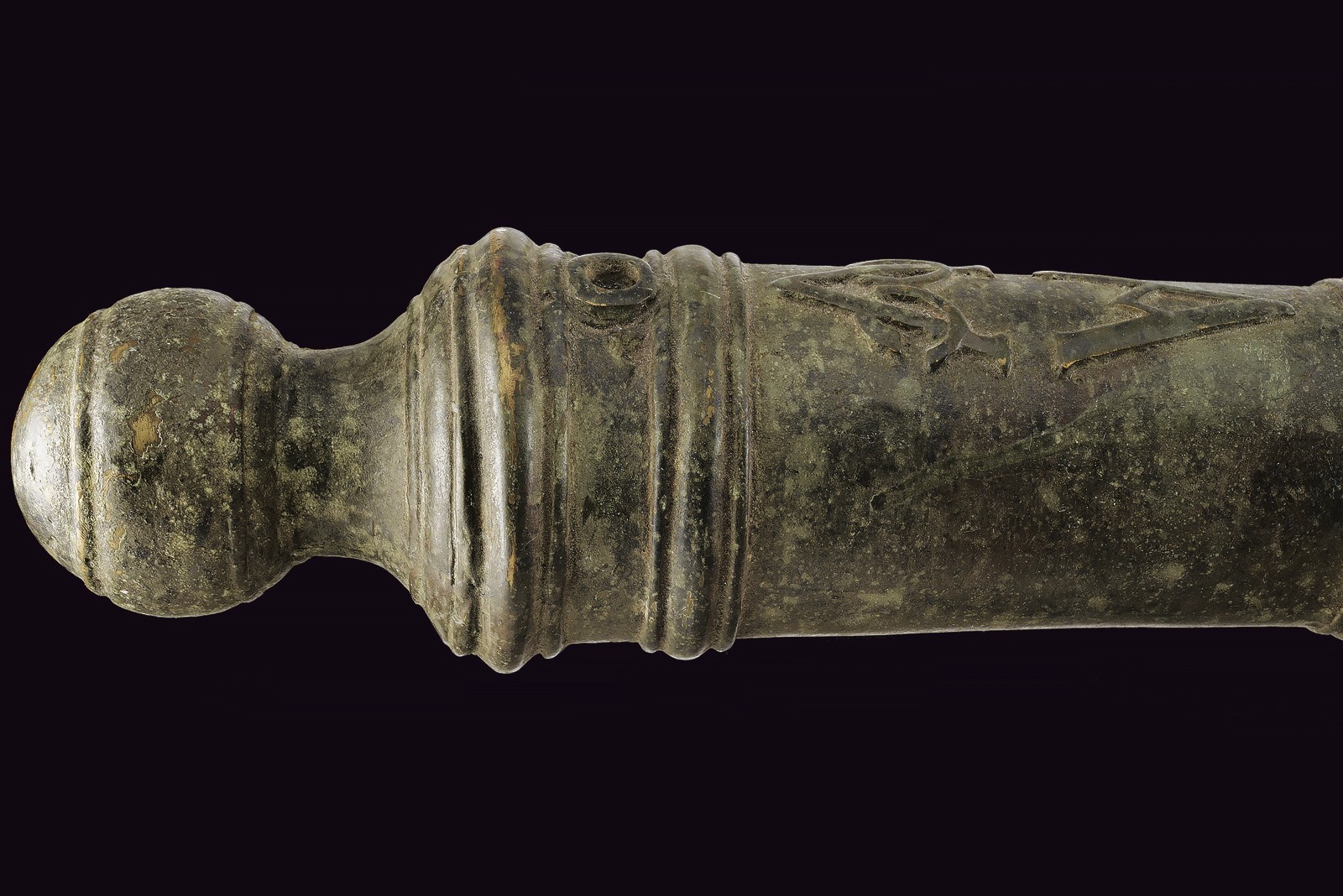 Canone del V.O.C., bronzo, Olanda, XVII/XVIII secolo