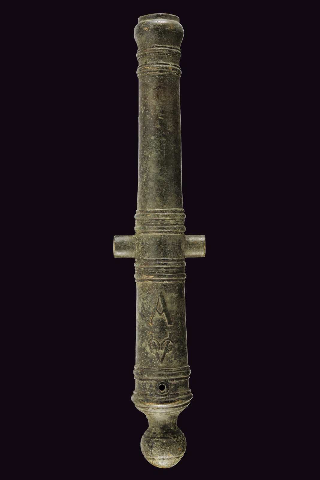 Canone del V.O.C., bronzo, Olanda, XVII/XVIII secolo