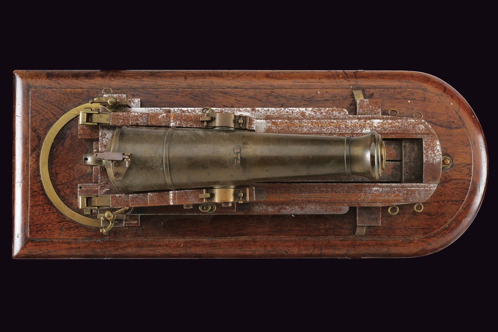 Modello di cannone, bronzo, 48.5 cm, 1880 circa