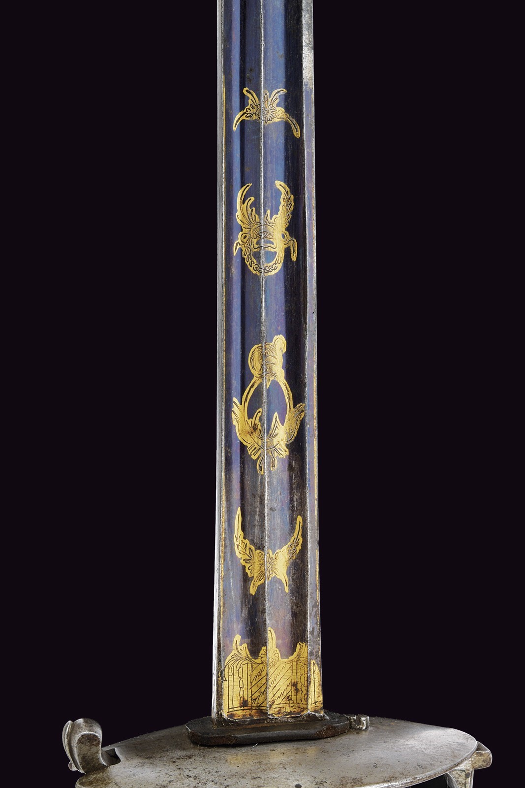 Spada a lama dritta di origine austriaca, XIX secolo