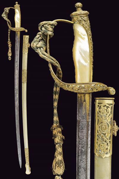 Sciabola da ufficiale, Brasile, fine XIX secolo