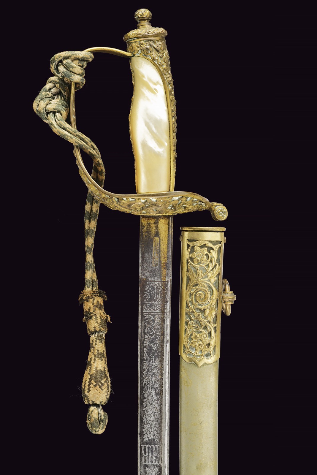 Sciabola da ufficiale, Brasile, fine XIX secolo