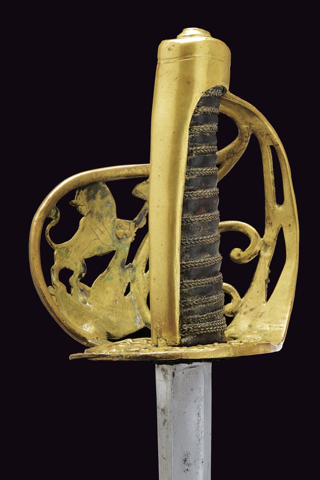 Sciabola della Guardia Nazionale, Francia, fine XVIII Sec., lunghezza 81,5 cm