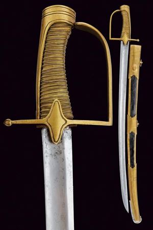 A sabre for hussars or chasseurs officers