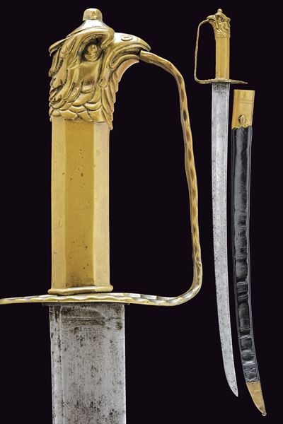 Sciabola sul tipo delle 'Compagnie d'Elite', Francia, fine XVIII Sec., lunghezza 83,5 cm