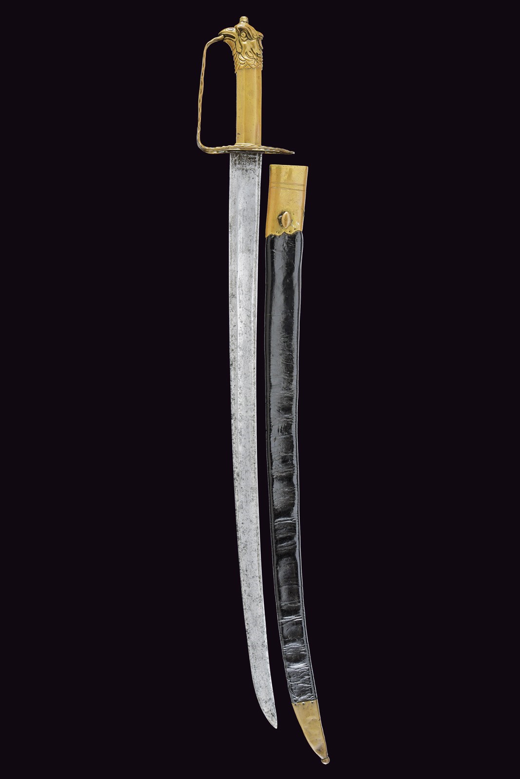 Sciabola sul tipo delle 'Compagnie d'Elite', Francia, fine XVIII Sec., lunghezza 83,5 cm