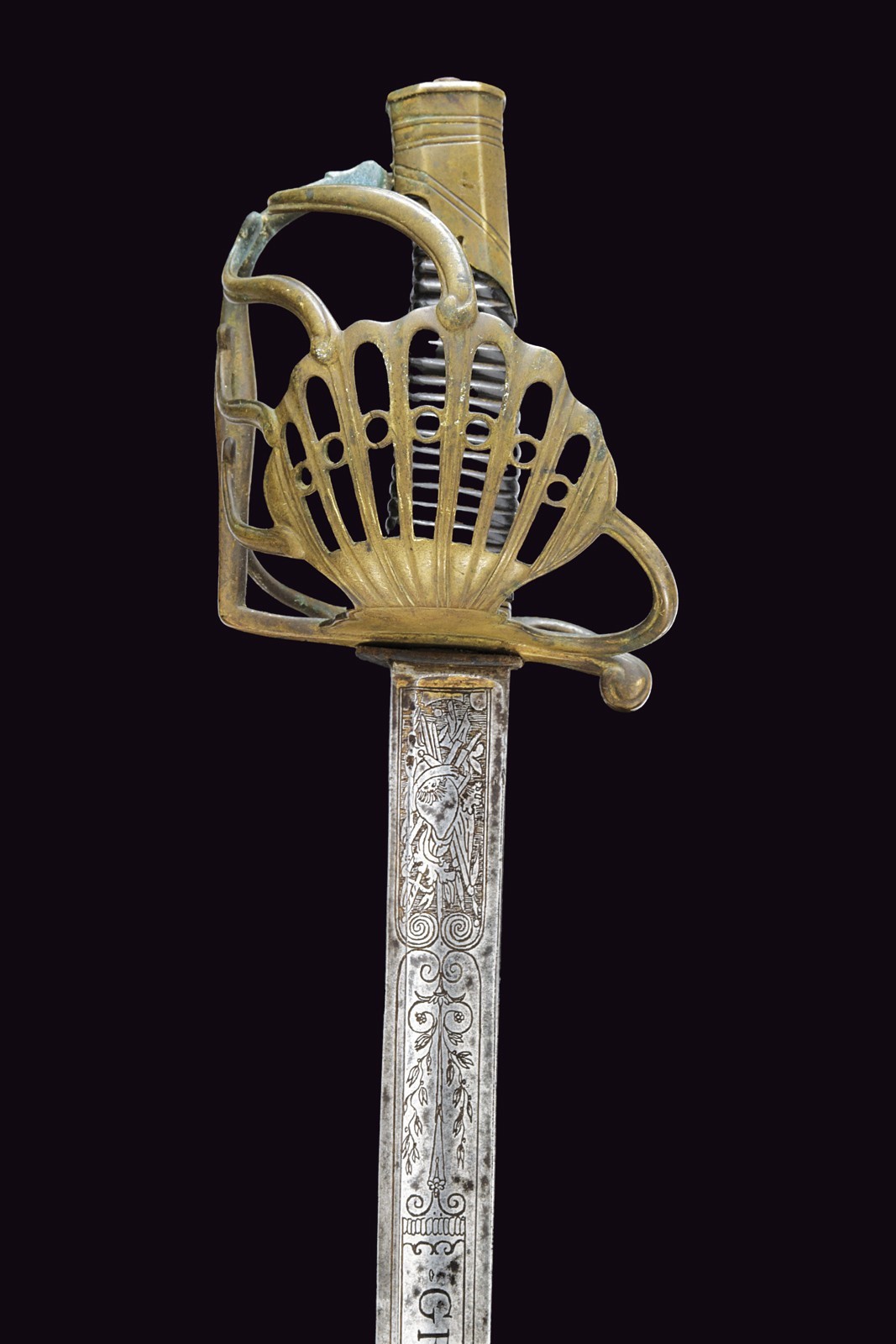 Sciabola a garde-de-bataille, Granatieri a Cavallo della Guardia Imperiale, Francia, Inizio XIX S...