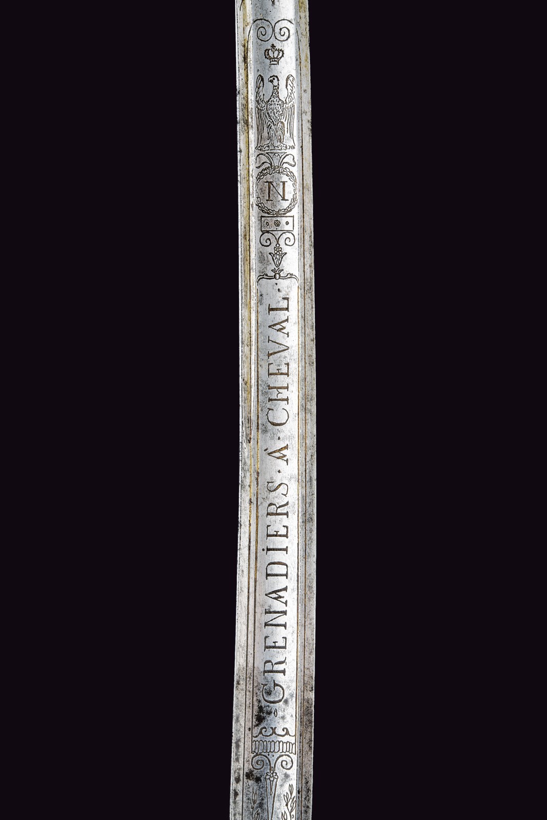 Sciabola a garde-de-bataille, Granatieri a Cavallo della Guardia Imperiale, Francia, Inizio XIX S...