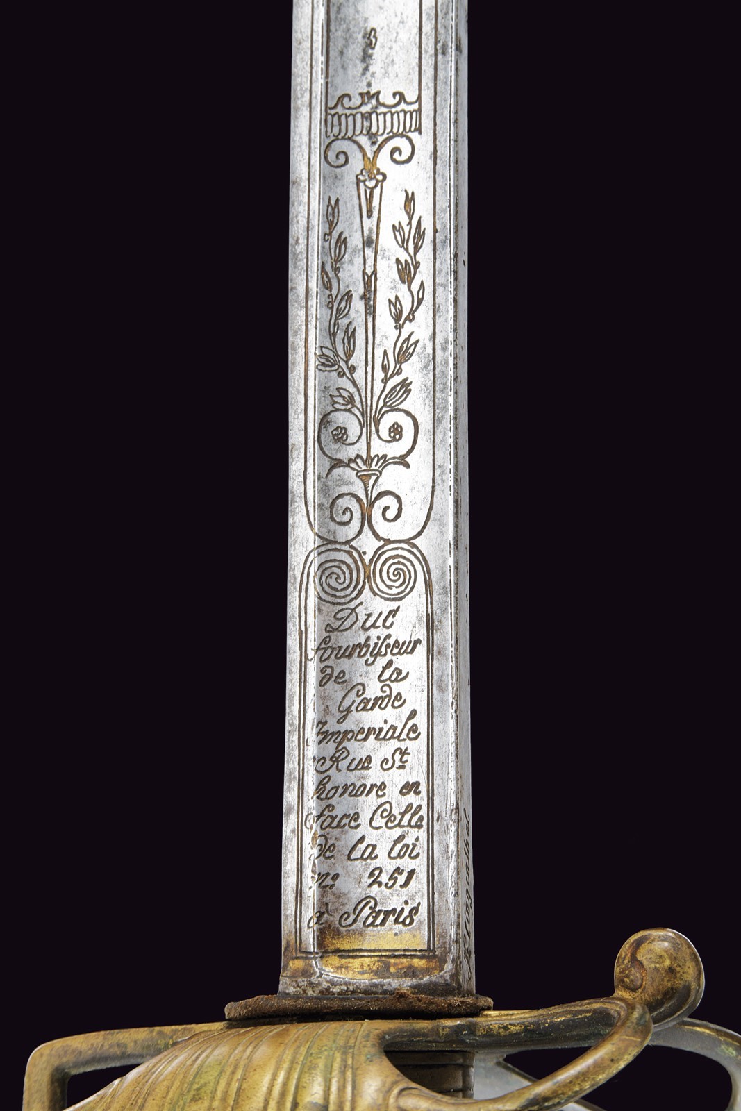 Sciabola a garde-de-bataille, Granatieri a Cavallo della Guardia Imperiale, Francia, Inizio XIX S...