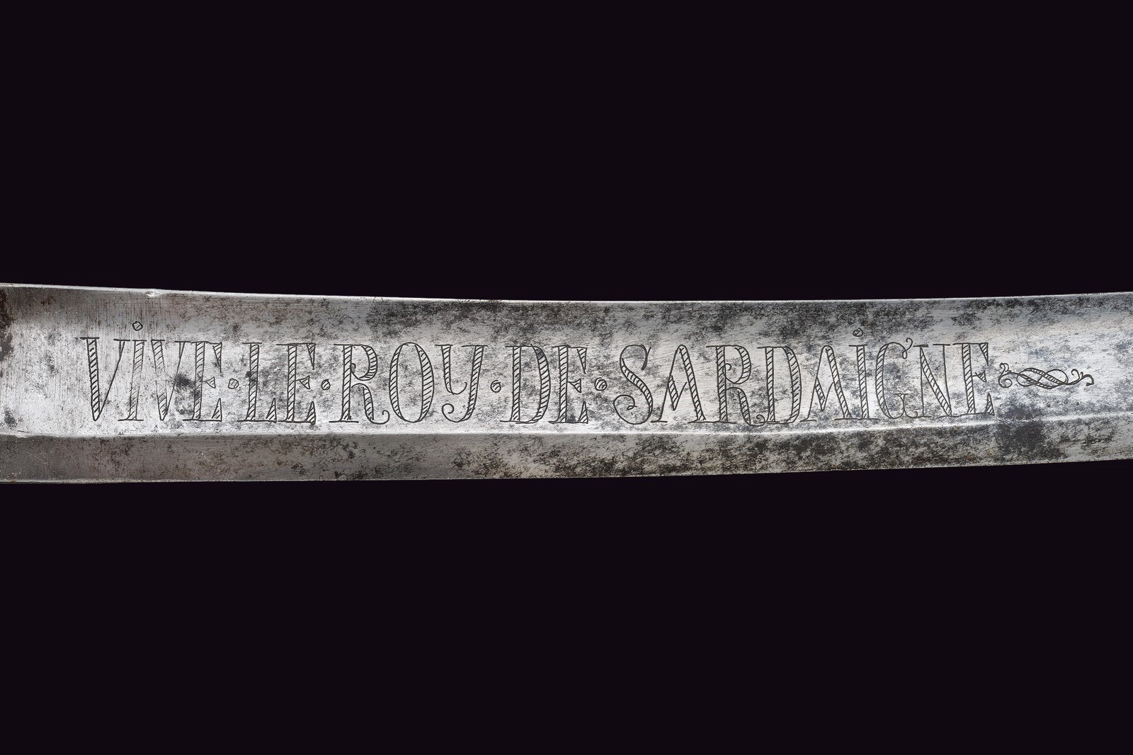 Sabro da fanteria, Regno di Sardegna, fine XVIII inizio XIX secolo