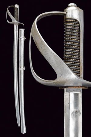 An 1834 model light cavalry trooper's or Mounted Royal Carabineers sabre