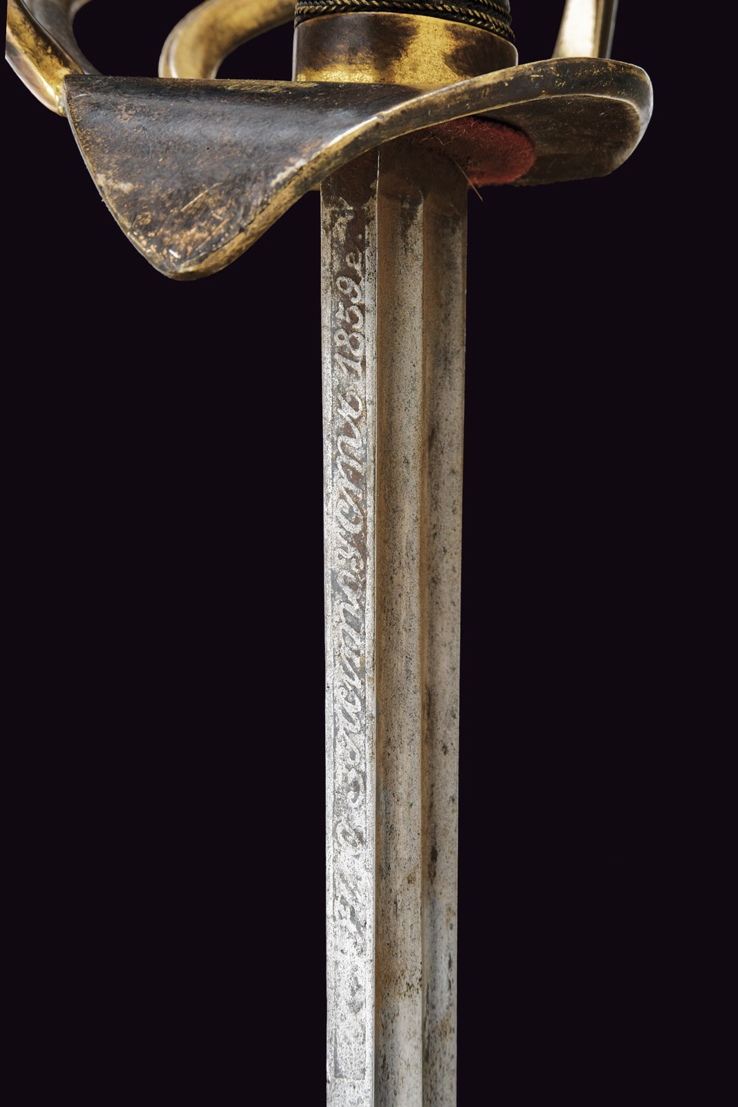 Spada da ufficiale di cavalleria, Russia imperiale, XIX Secolo