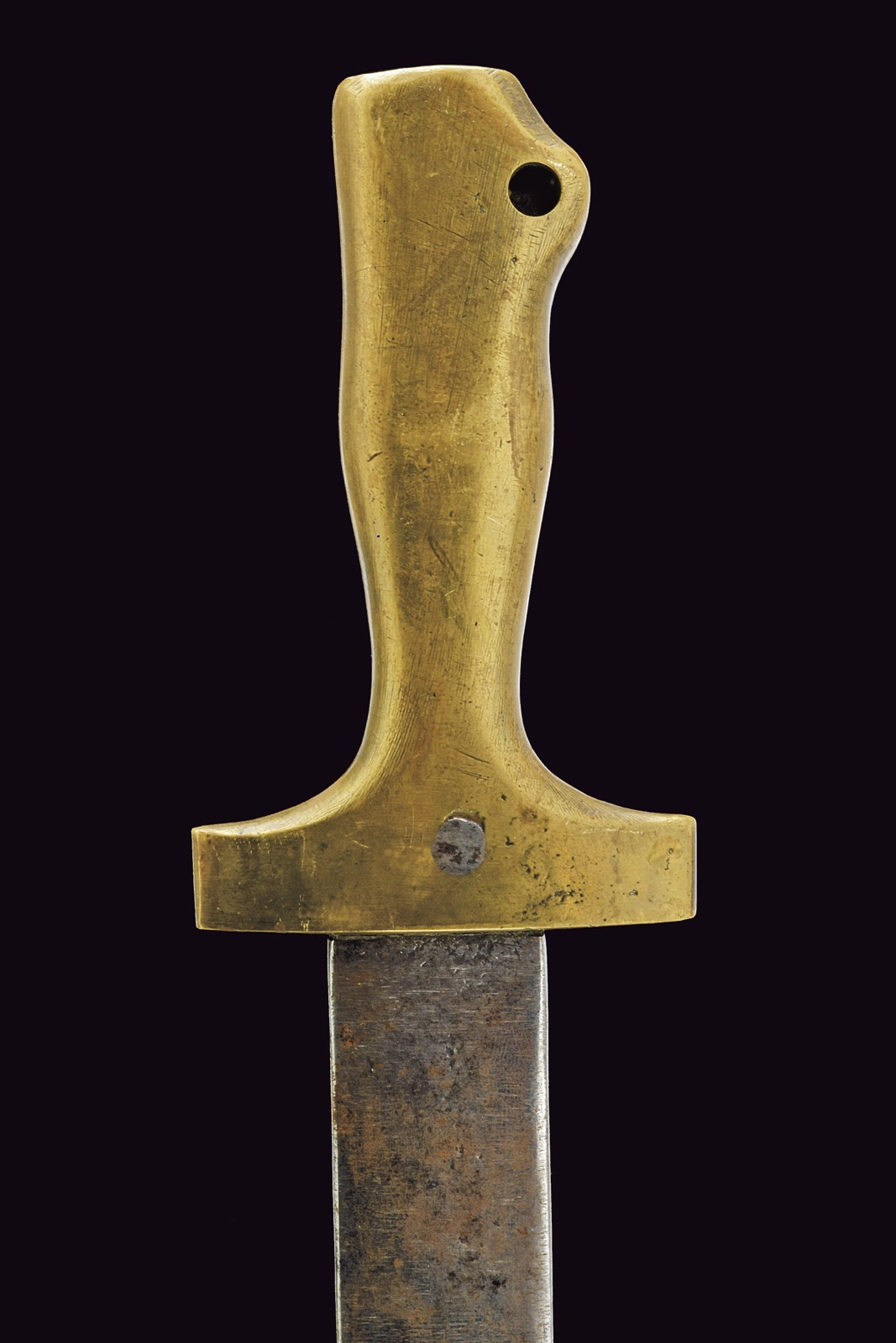 Rarissima baionetta da zappatore, Stato Pontificio, lunghezza 38.5 cm, Seconda metà del XIX Secol...