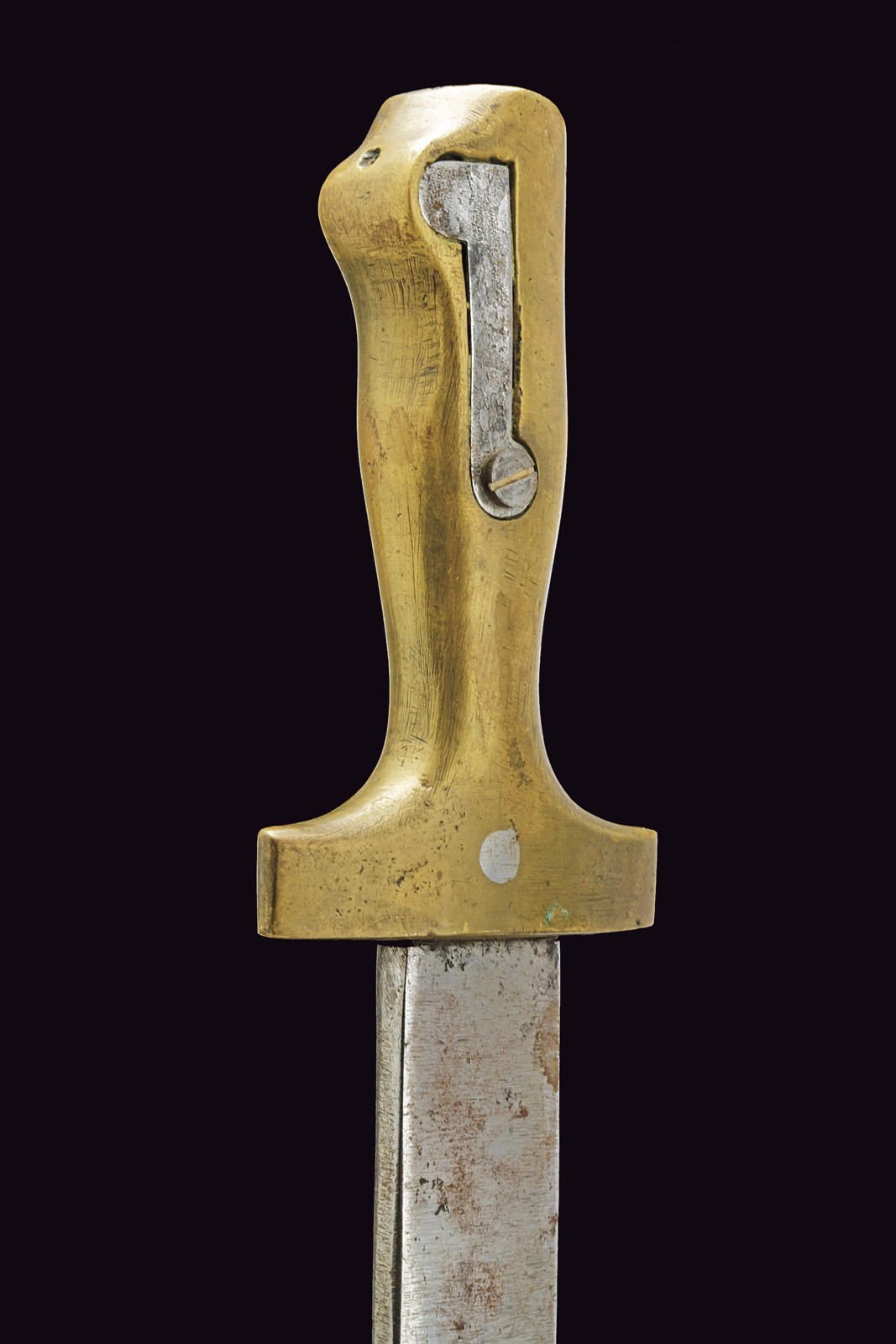 Rarissima baionetta da zappatore, Stato Pontificio, lunghezza 38.5 cm, Seconda metà del XIX Secol...