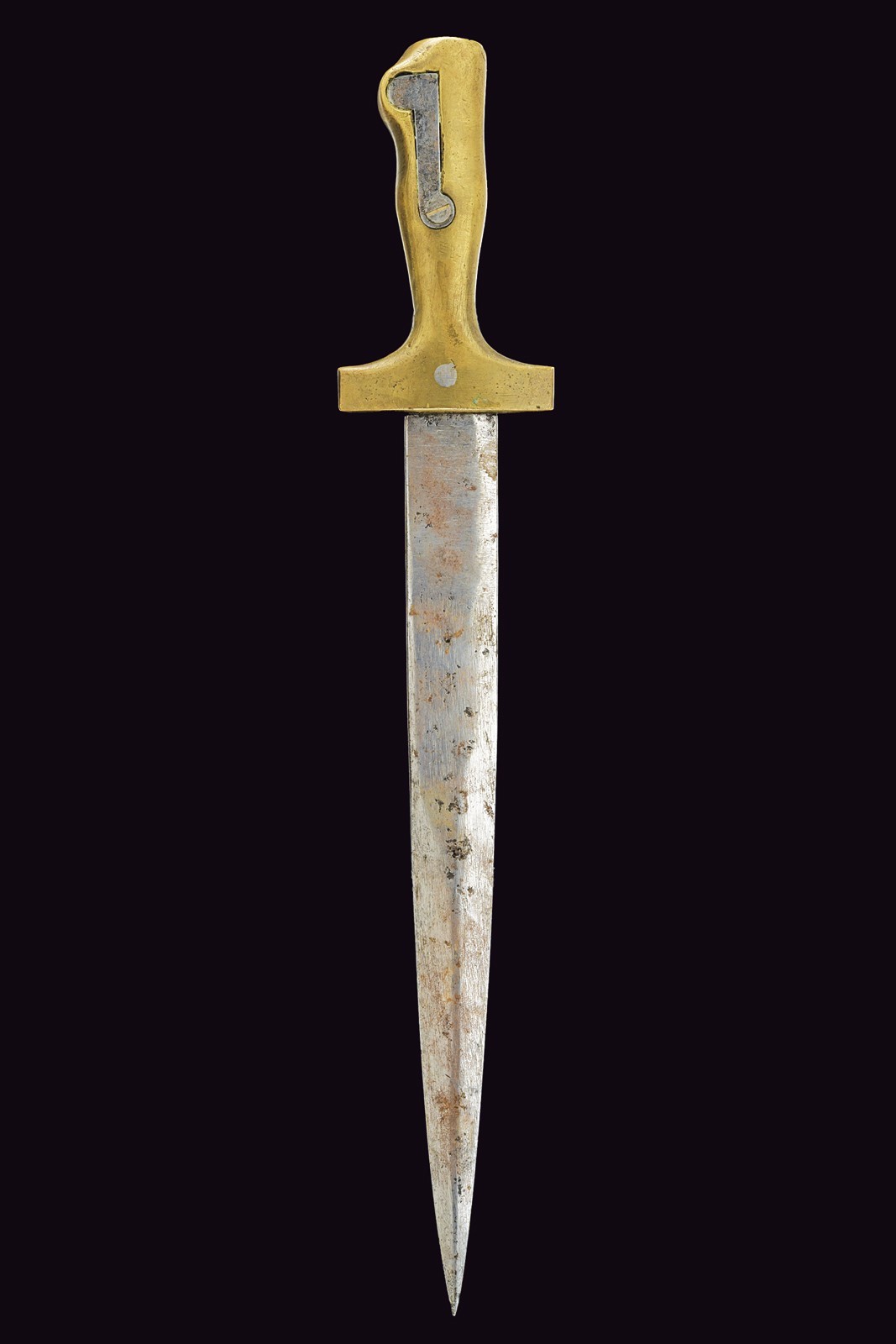 Rarissima baionetta da zappatore, Stato Pontificio, lunghezza 38.5 cm, Seconda metà del XIX Secol...