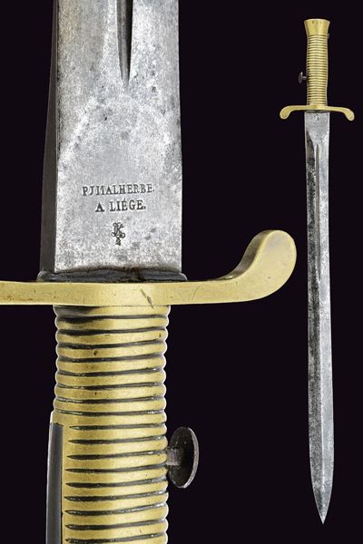 Baionetta Mod. 1843 per Carabina Luttich, Russia imperiale