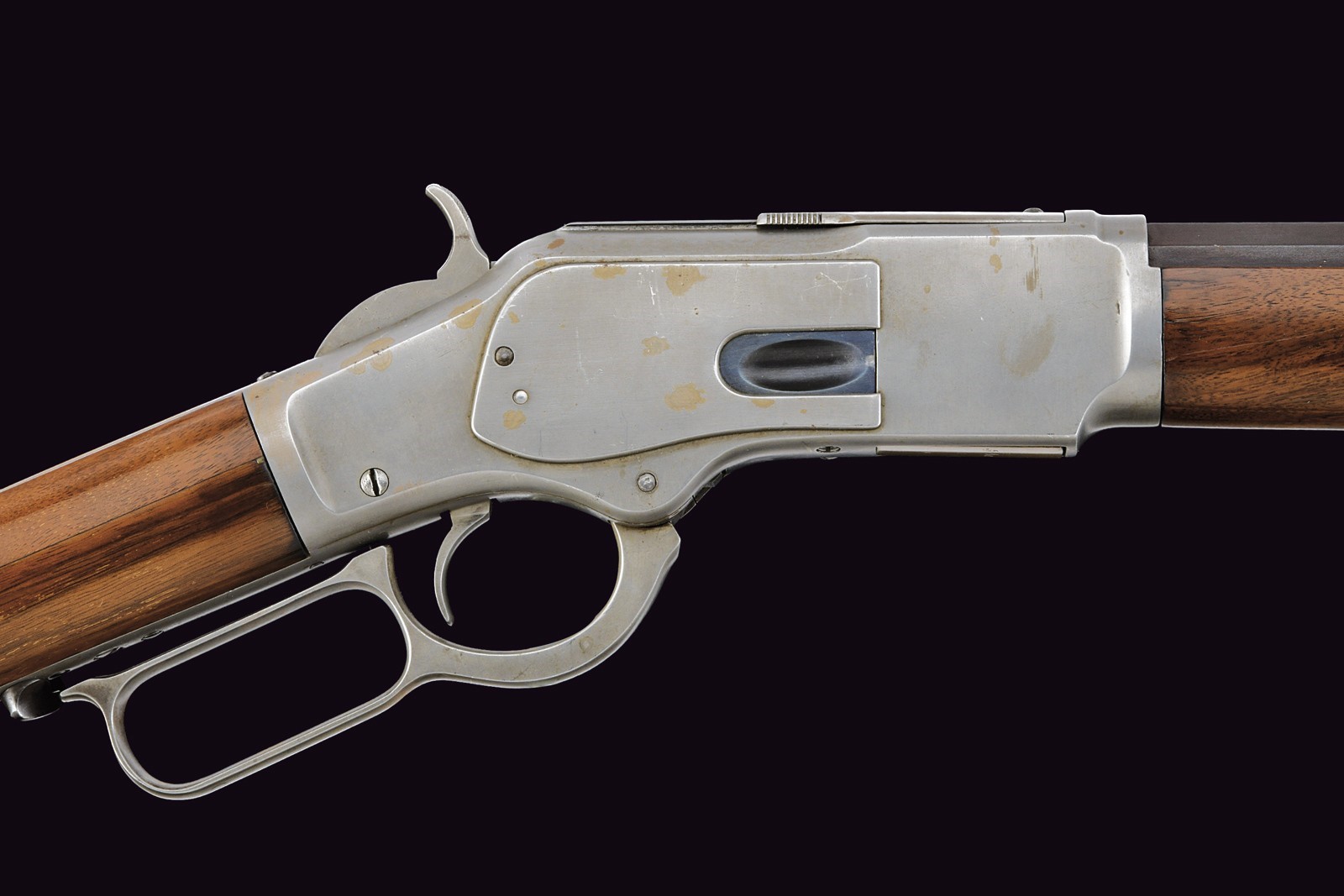 Winchester, Fucile Model 1873 con canna ottagonale e calibro .38 W.C.F.